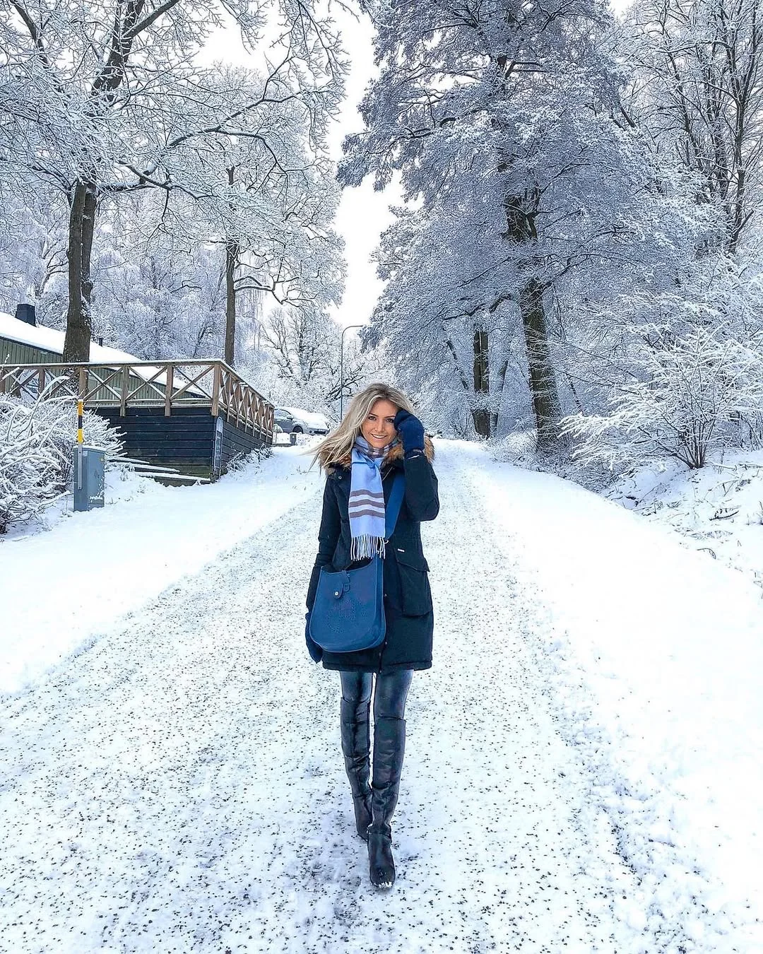 fitnessontoast Instagram post about Snowy weather