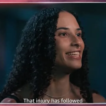 francheskafit Instagram post about American Gladiators release