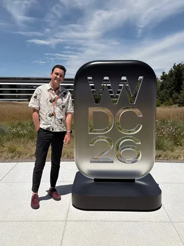 frankmcshan Instagram post about WWDC at Apple Park