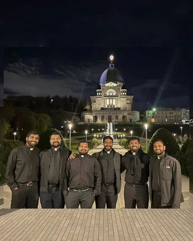 frjeeves Instagram post about Catholic pilgrimage