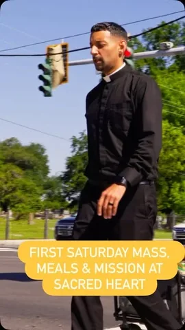 frjoshjohnson Instagram post about Catholic service and worship event