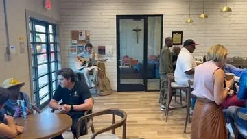 frjoshjohnson Instagram post about Parish fellowship