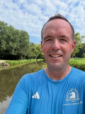 frmichaelsliney Instagram post about Marathon training