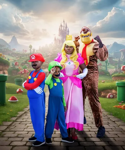 funmiford Instagram post about Family costumes