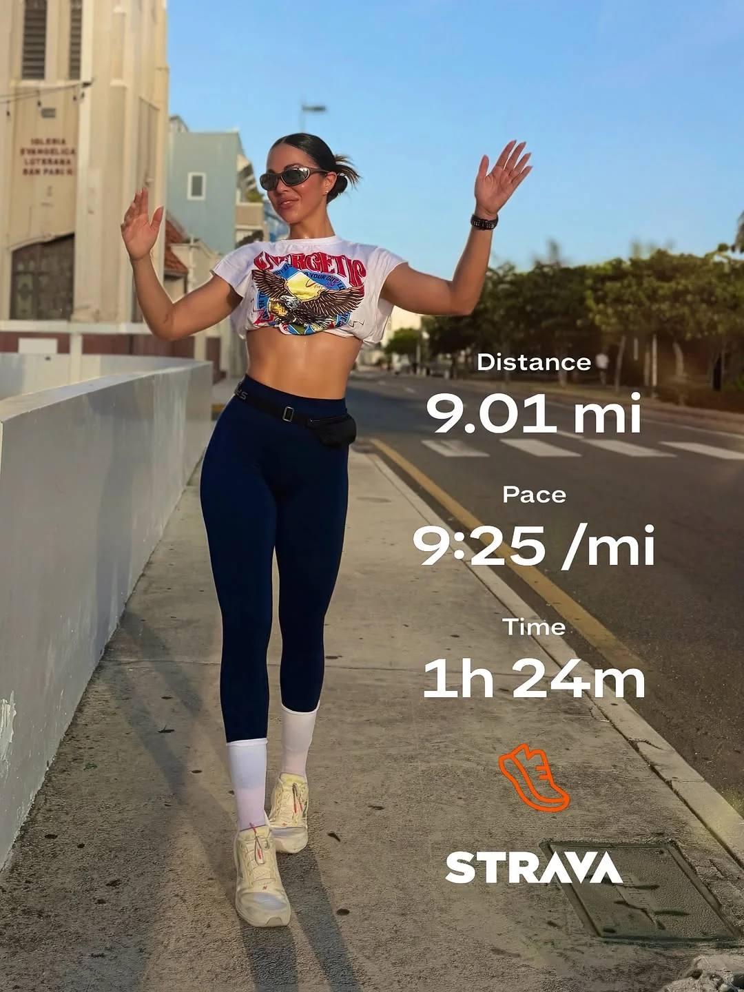 gabsmrivers Instagram post about Running