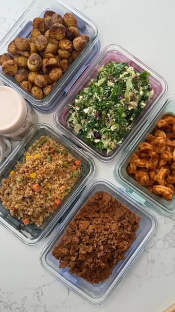 gabsmrivers Instagram post about Meal prep saludable