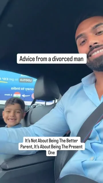 gauranp_coach Instagram post about Parenting after separation