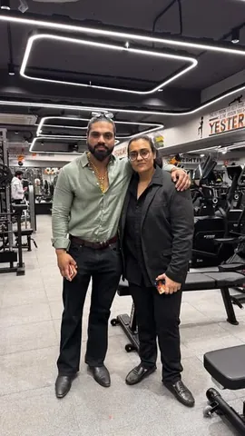 geetasaini.official Instagram post about Gym experience
