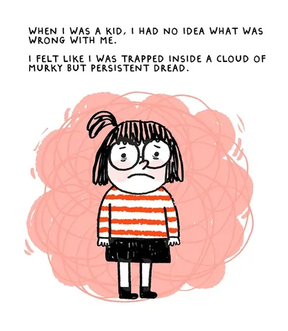 gemmacorrell Instagram post about Anxietyland memoir