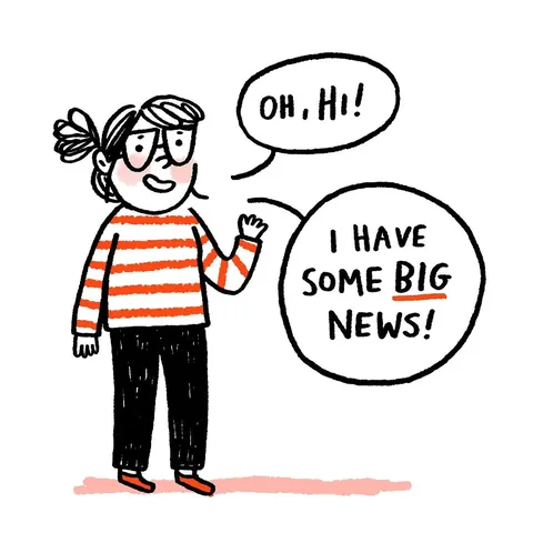 gemmacorrell Instagram post about Graphic memoir announcement