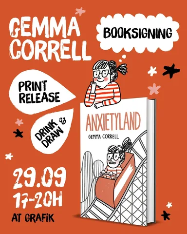 gemmacorrell Instagram post about Book signing event