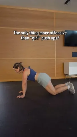 getmomstrong Instagram post about Push up progression