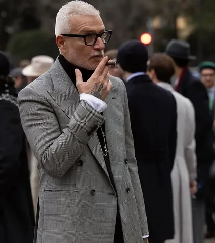 gianfrateshowroom Instagram post about Pitti 109 fashion memory