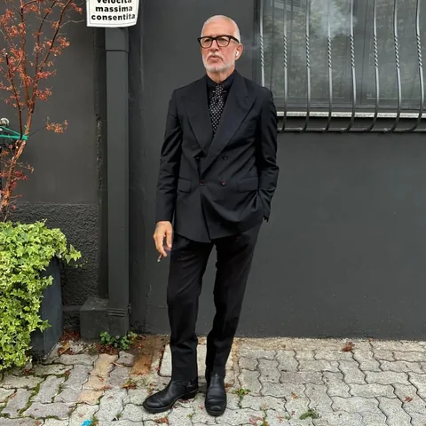 gianfrateshowroom Instagram post about Elegant menswear styling