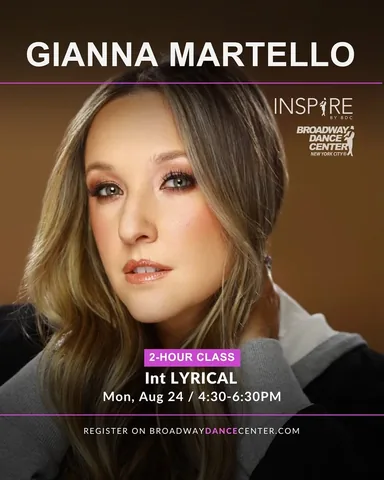 giannamartello Instagram post about Dance class announcement