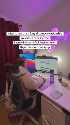 girlknowstech Instagram post about Job search journey