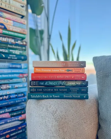 gissellereads Instagram post about Gifted book haul