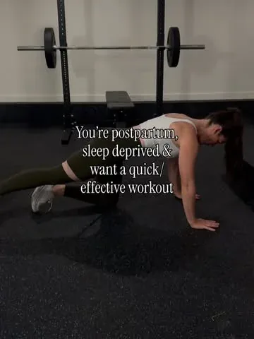 goodfortheswole Instagram post about Postpartum lower body workout
