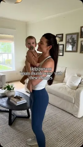 goodfortheswole Instagram post about Postpartum wrist and thumb pain