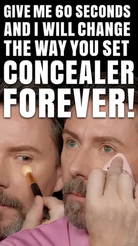 gossmakeupartist Instagram post about Concealer setting technique