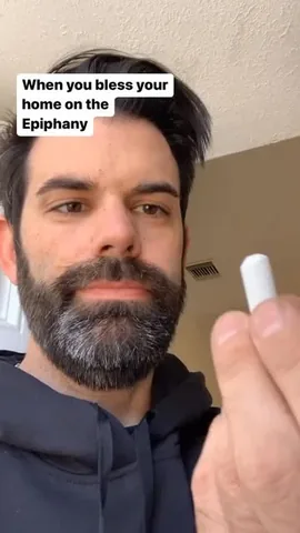 grassrootcatholic Instagram post about Epiphany house blessing