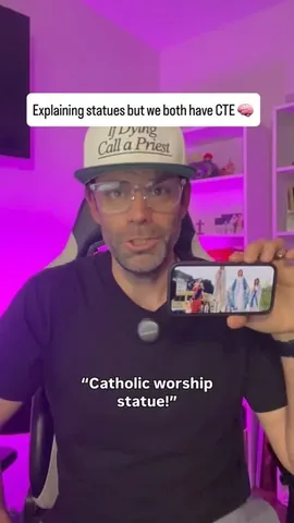 grassrootcatholic Instagram post about Catholic veneration of saints