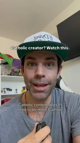grassrootcatholic Instagram post about Catholic content creation