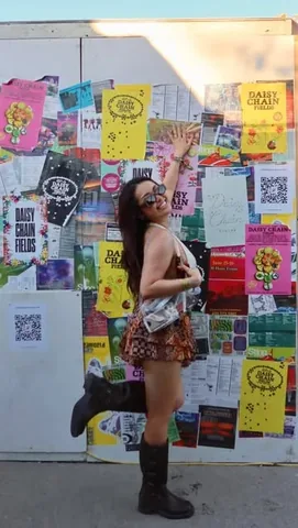 greeneggsandglamm Instagram post about Music festival review