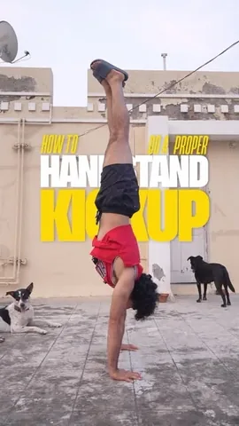 grover.fitness Instagram post about Handstand training