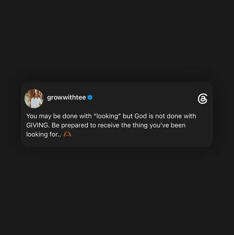 growwithtee Instagram post about Perseverance