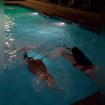 hahadavis Instagram post about Swimming comedy