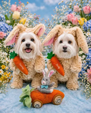 hammyandbrody Instagram post about Bunny affection