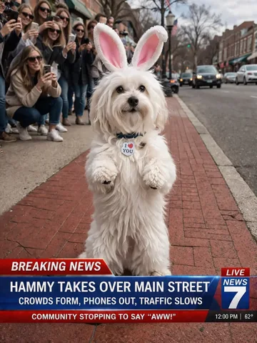 hammyandbrody Instagram post about Bunny appearance