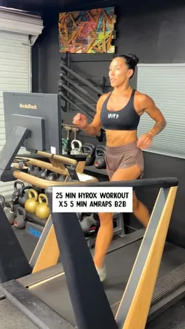 hannaheden_fitness Instagram post about HYROX workout