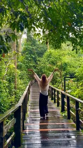 hannahnkeran Instagram post about Borneo orangutan travel