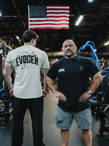 hanyrambod Instagram post about Evogen anniversary apparel
