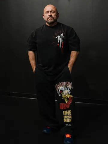 hanyrambod Instagram post about One Punch Man x YoungLA apparel