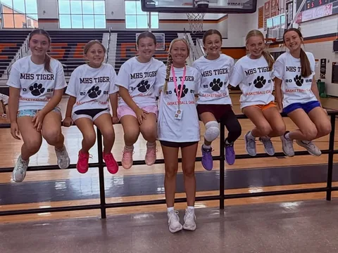 hawkshaw_and_hide Instagram post about Basketball camp achievements