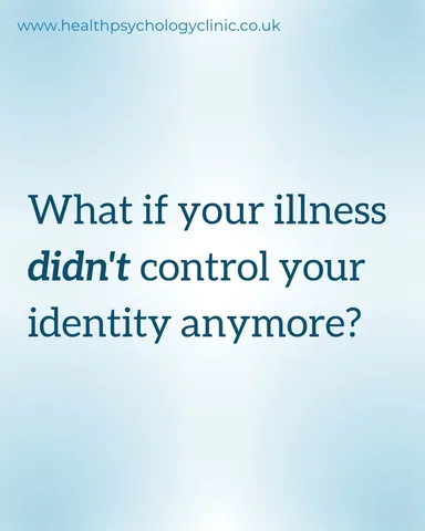 healthpsychologyclinic Instagram post about Identity and psychological flexibility