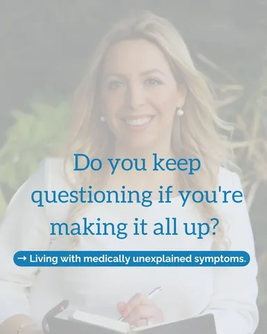 healthpsychologyclinic Instagram post about Self trust and unexplained symptoms