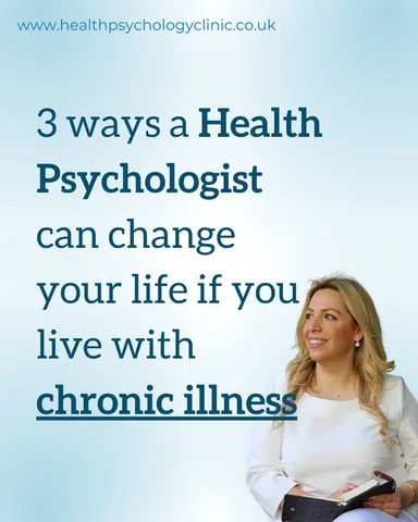 healthpsychologyclinic Instagram post about Health psychologist’s role