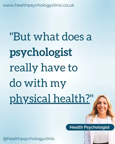 healthpsychologyclinic Instagram post about Mind body relationship