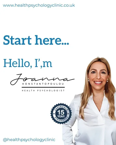 healthpsychologyclinic Instagram post about Health psychology services