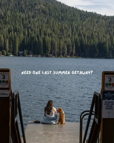 hellorubydoodle Instagram post about Dog friendly Truckee itinerary