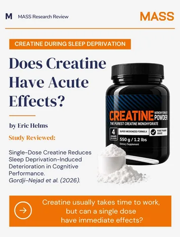 helms3dmj Instagram post about Acute creatine effects