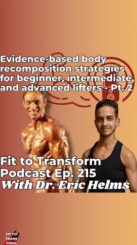 helms3dmj Instagram post about Body recomposition podcast