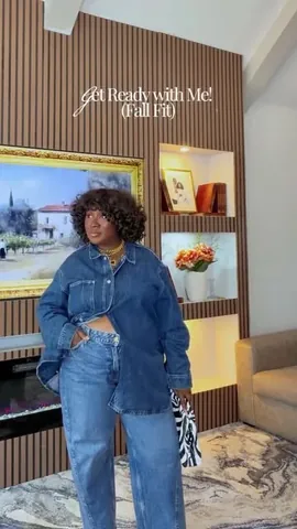 hermillennialcloset Instagram post about Denim fall outfit