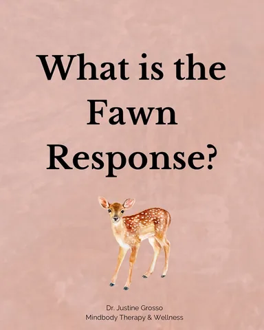 heydrjustine Instagram post about Fawn response recovery
