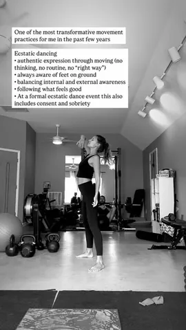 heydrjustine Instagram post about Dance and somatic regulation