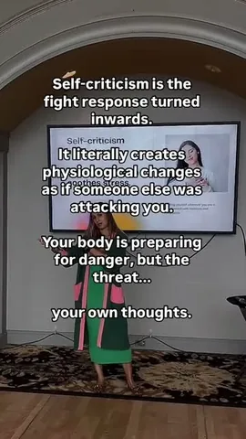 heydrjustine Instagram post about Self criticism and self compassion
